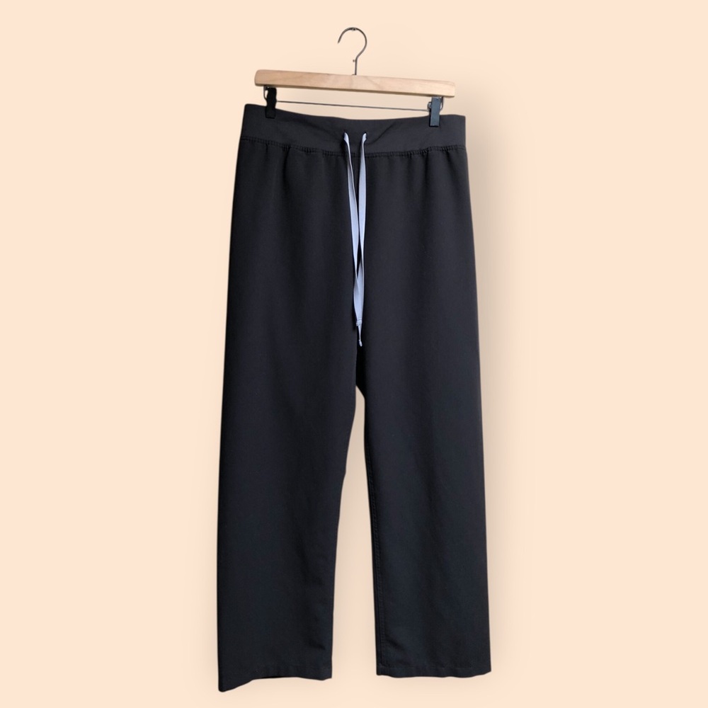 FIGS High Waisted Livingston Basic Scrub Pants Black Casual Medical Women’s L